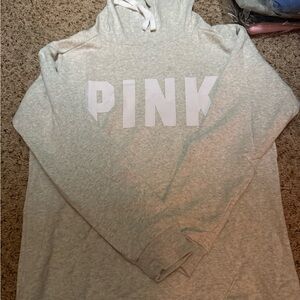 VS PINK Gray Hoodie NWT XS